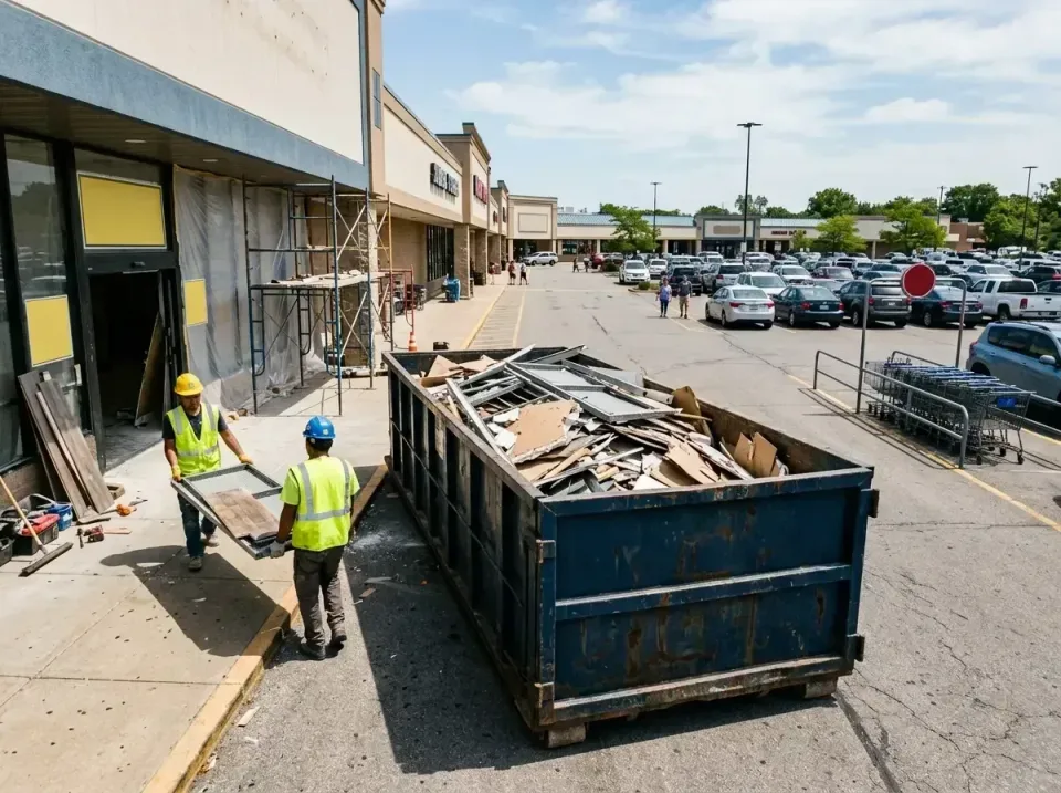 retail-store-renovation-debris-003 — frequently asked questions, Roll-off Dumpster Rentals in Effingham, IL